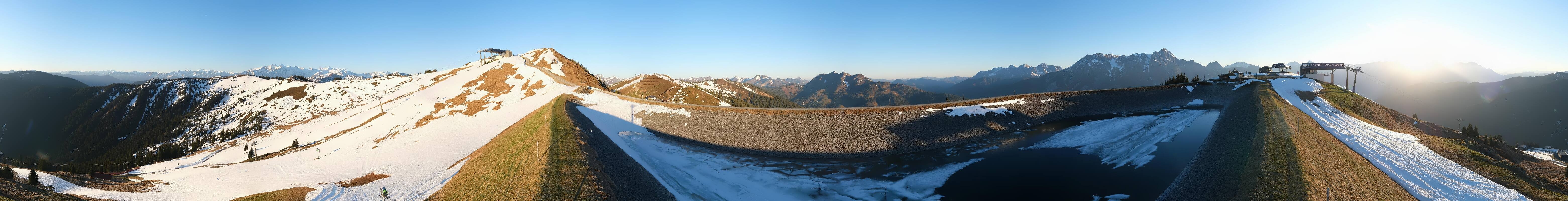 Archiv Foto Webcam Leogang - Ausblick vom Großen Asitz