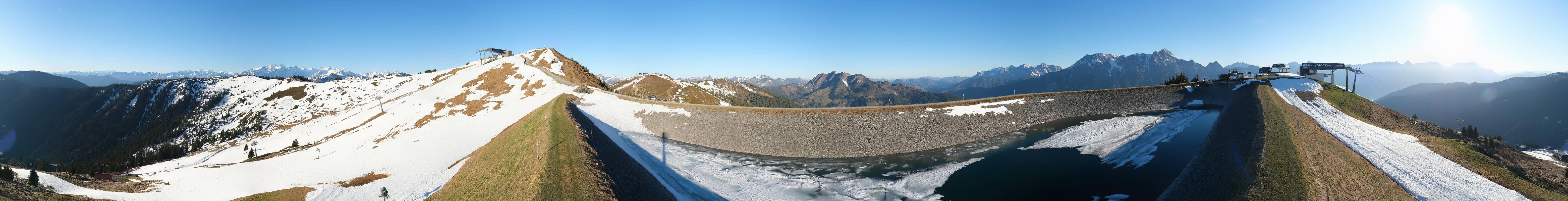 Archiv Foto Webcam Leogang - Ausblick vom Großen Asitz
