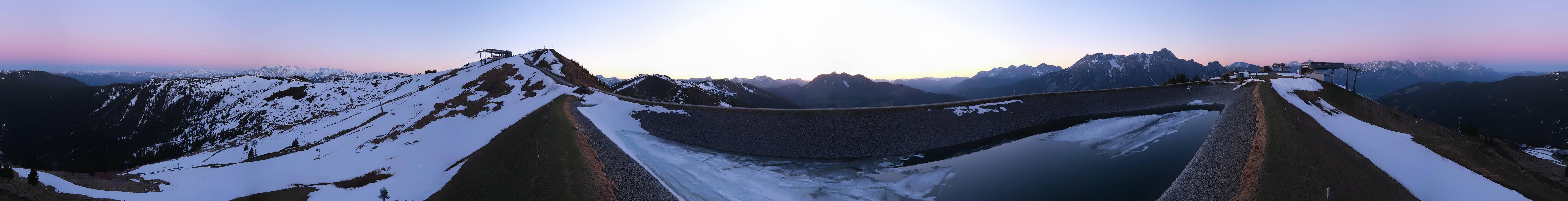 Archiv Foto Webcam Leogang - Ausblick vom Großen Asitz