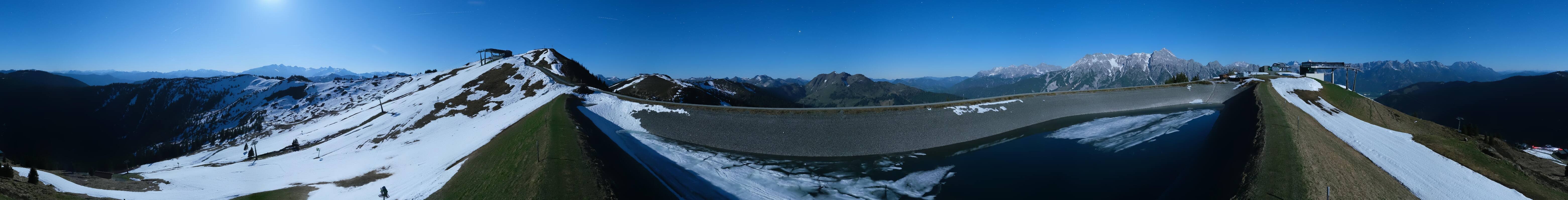 Archiv Foto Webcam Leogang - Ausblick vom Großen Asitz