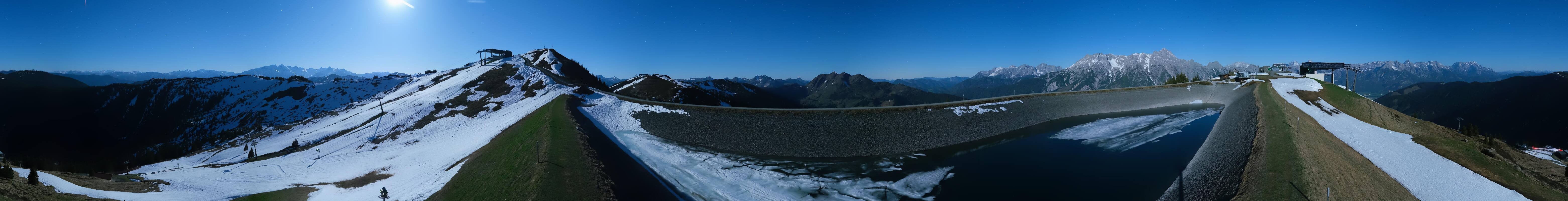 Archived image Webcam Leogang - View from Großer Asitz