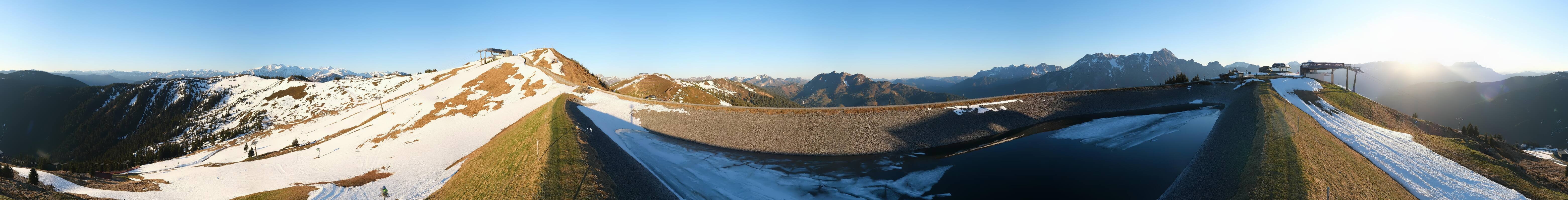 Archived image Webcam Leogang - View from Großer Asitz