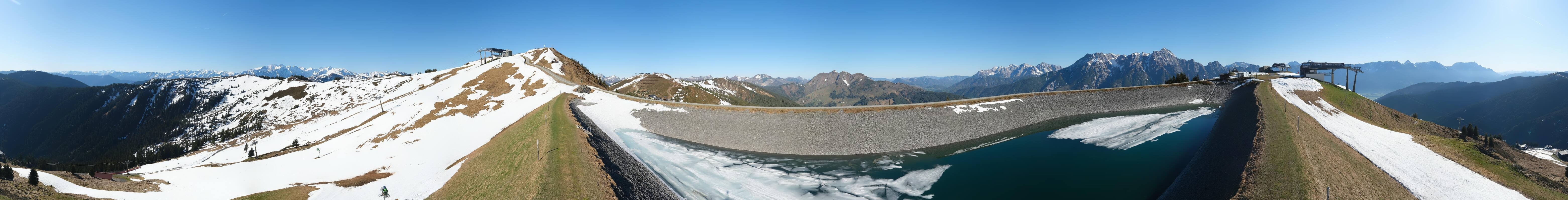 Archived image Webcam Leogang - View from Großer Asitz