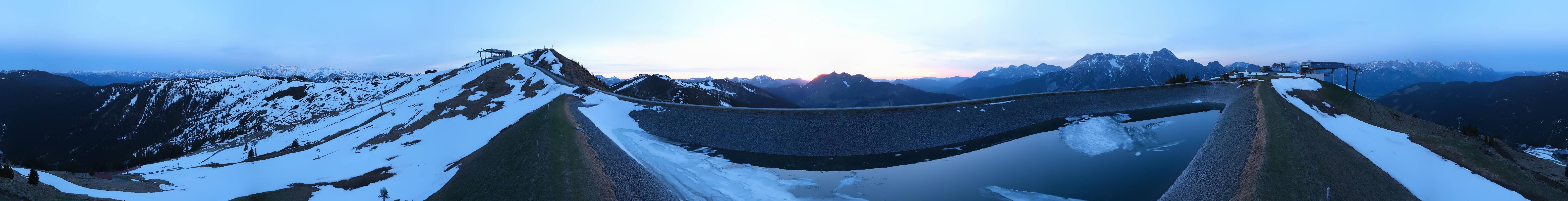 Archiv Foto Webcam Leogang - Ausblick vom Großen Asitz