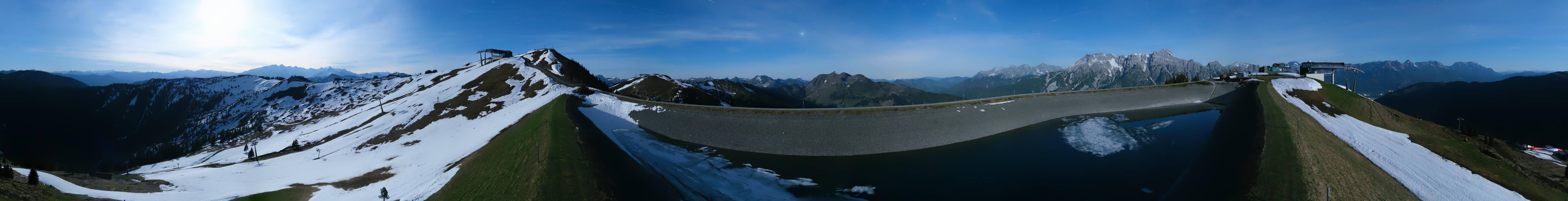 Archiv Foto Webcam Leogang - Ausblick vom Großen Asitz