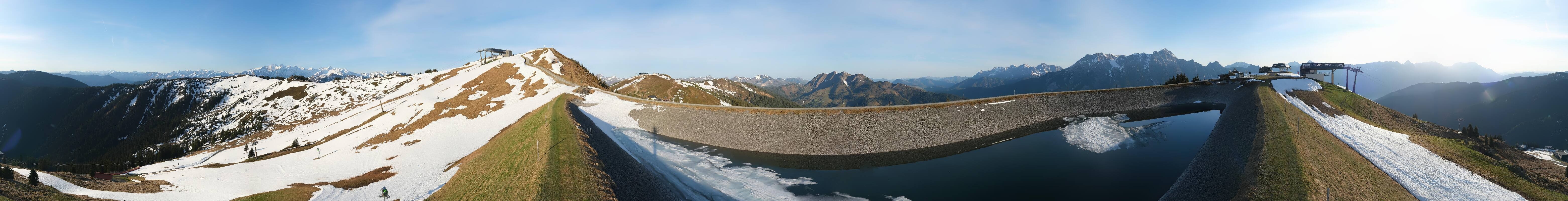 Archiv Foto Webcam Leogang - Ausblick vom Großen Asitz