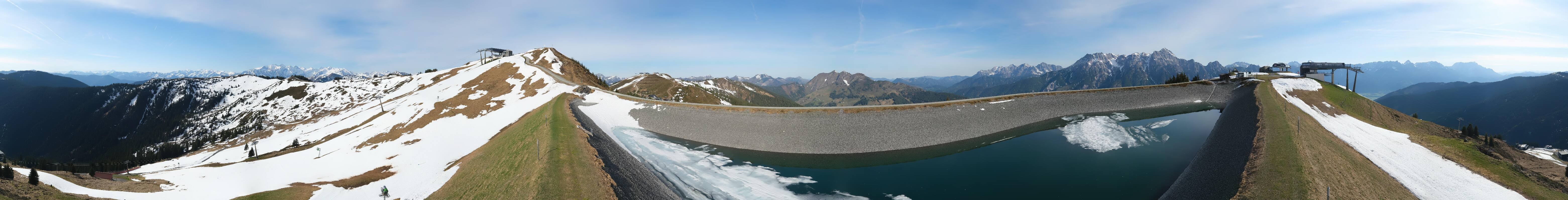 Archiv Foto Webcam Leogang - Ausblick vom Großen Asitz