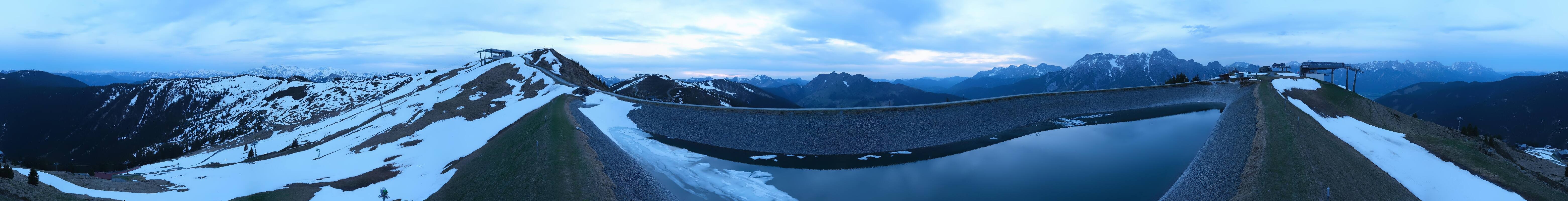 Archiv Foto Webcam Leogang - Ausblick vom Großen Asitz