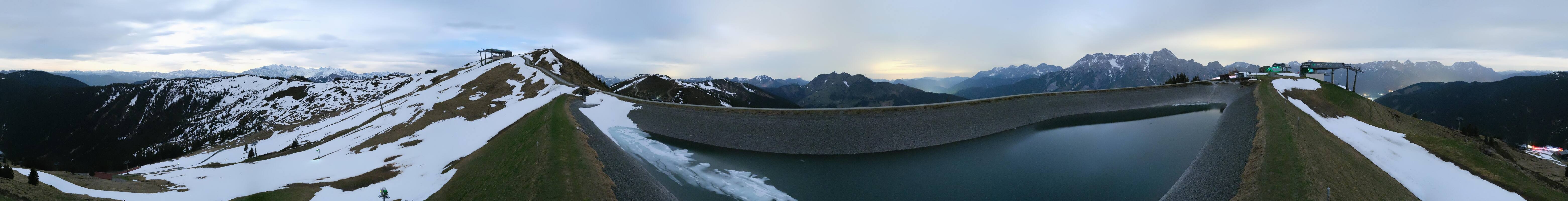 Archiv Foto Webcam Leogang - Ausblick vom Großen Asitz
