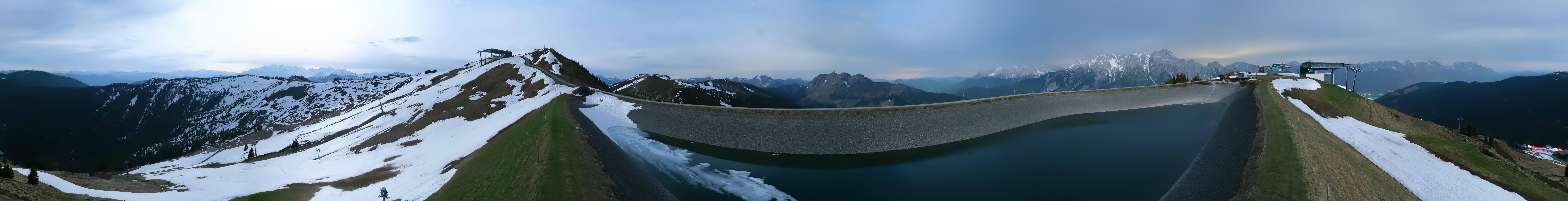Archived image Webcam Leogang - View from Großer Asitz