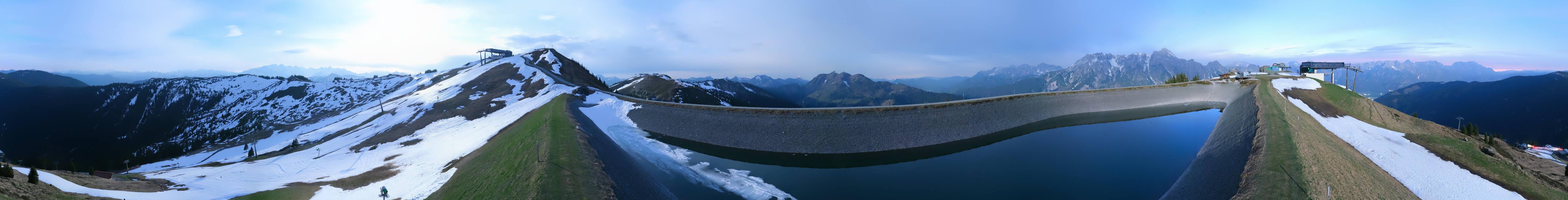 Archived image Webcam Leogang - View from Großer Asitz