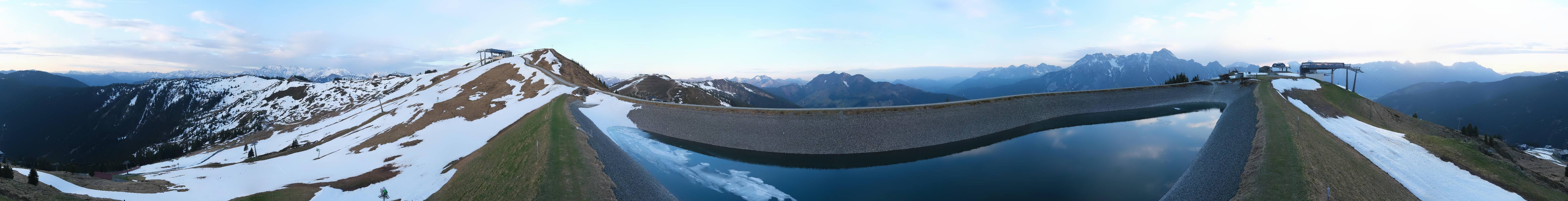 Archived image Webcam Leogang - View from Großer Asitz