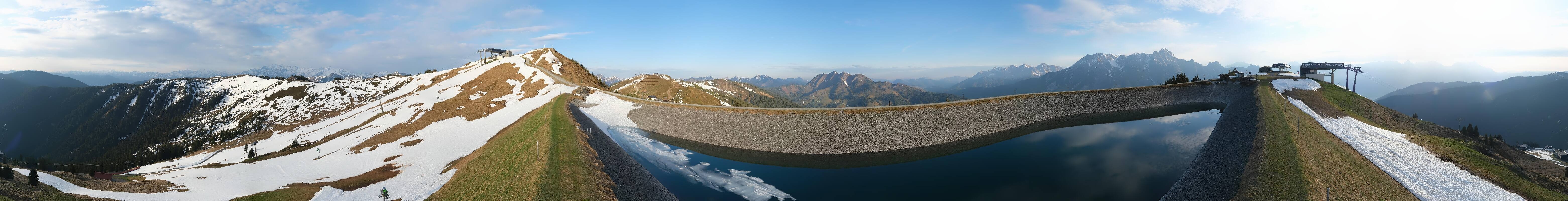 Archiv Foto Webcam Leogang - Ausblick vom Großen Asitz