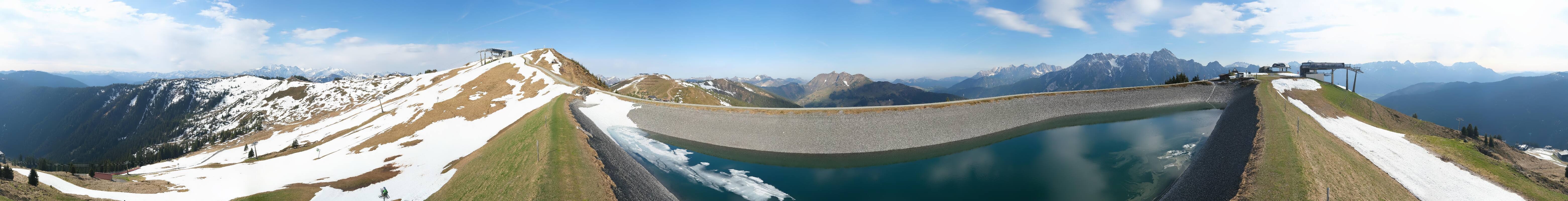 Archiv Foto Webcam Leogang - Ausblick vom Großen Asitz