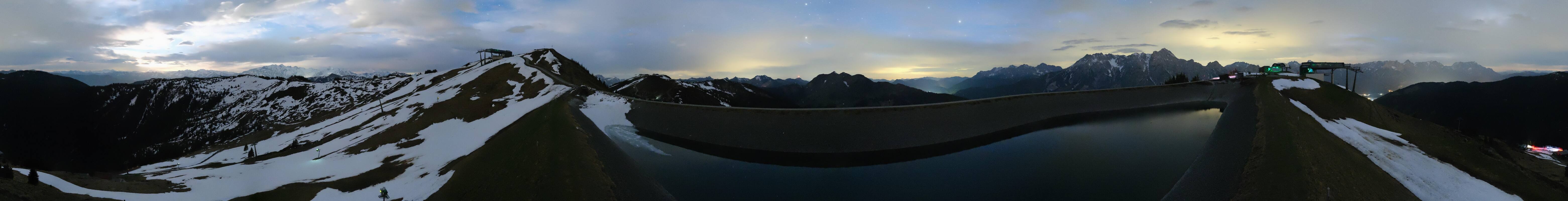 Archiv Foto Webcam Leogang - Ausblick vom Großen Asitz