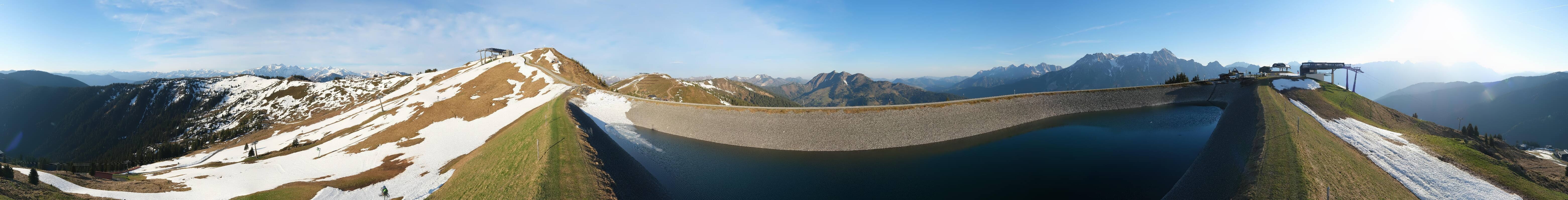 Archiv Foto Webcam Leogang - Ausblick vom Großen Asitz
