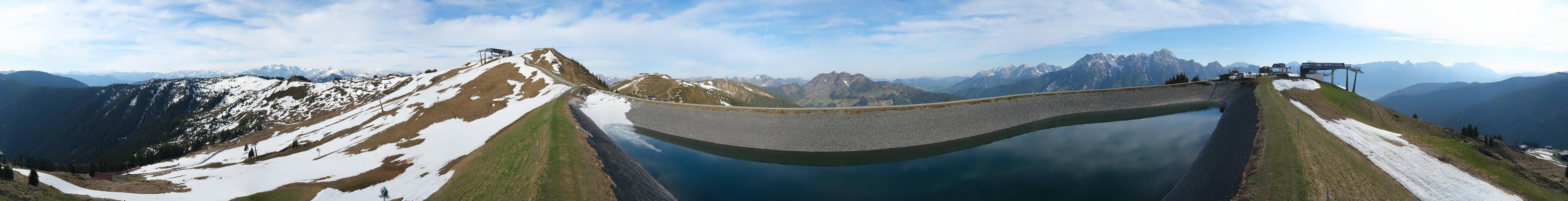 Archiv Foto Webcam Leogang - Ausblick vom Großen Asitz