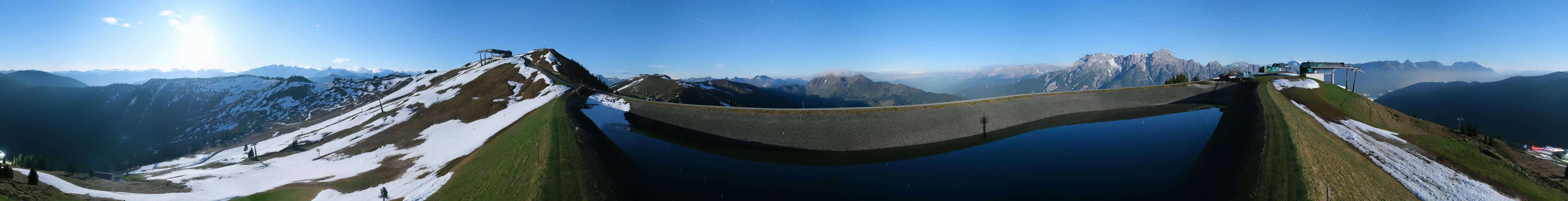 Archiv Foto Webcam Leogang - Ausblick vom Großen Asitz