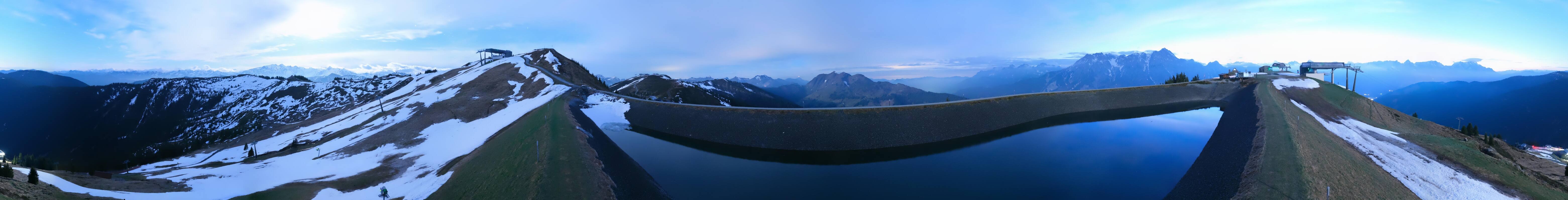 Archiv Foto Webcam Leogang - Ausblick vom Großen Asitz