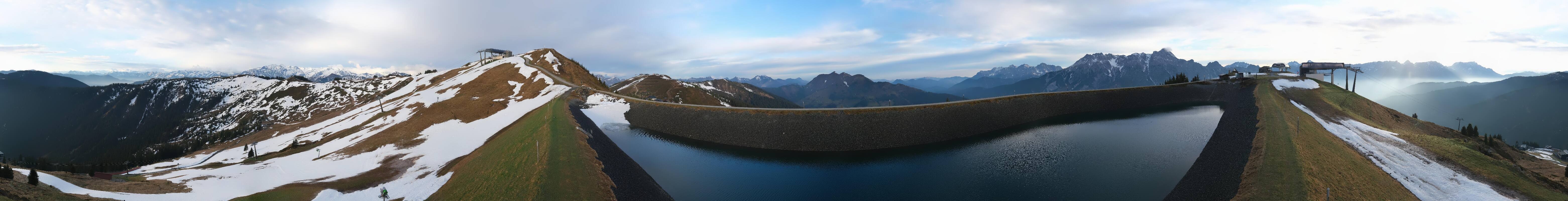 Archiv Foto Webcam Leogang - Ausblick vom Großen Asitz
