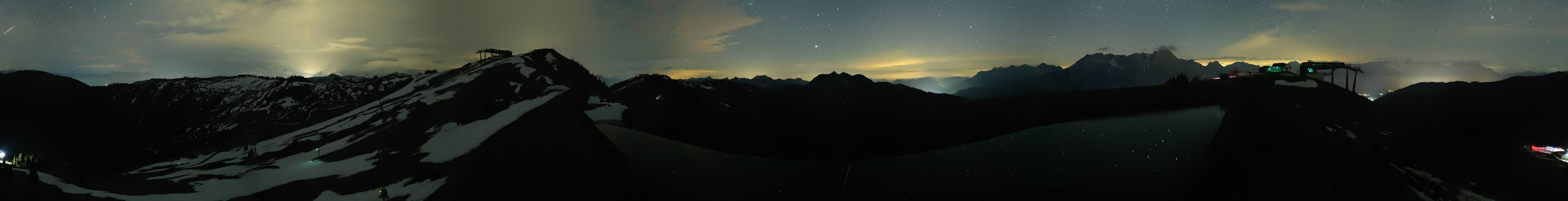 Archiv Foto Webcam Leogang - Ausblick vom Großen Asitz
