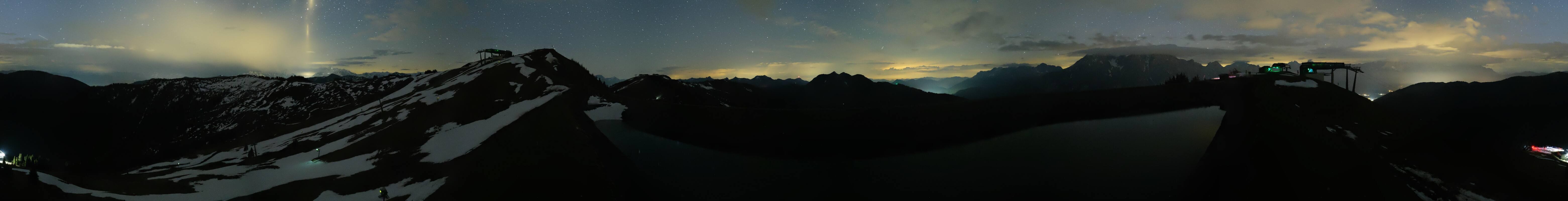 Archiv Foto Webcam Leogang - Ausblick vom Großen Asitz