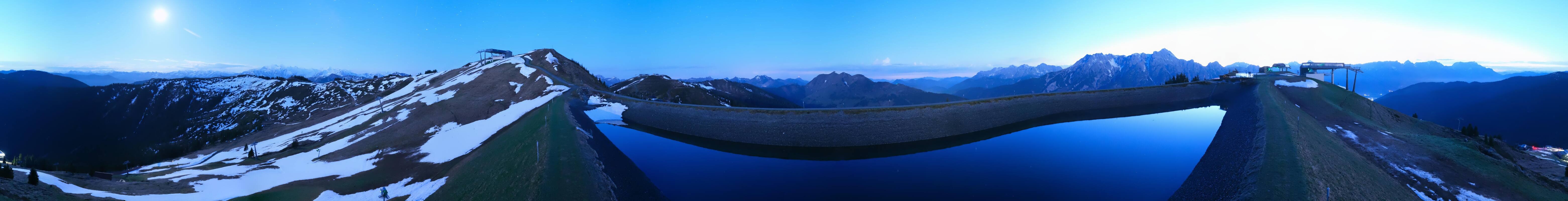 Archiv Foto Webcam Leogang - Ausblick vom Großen Asitz
