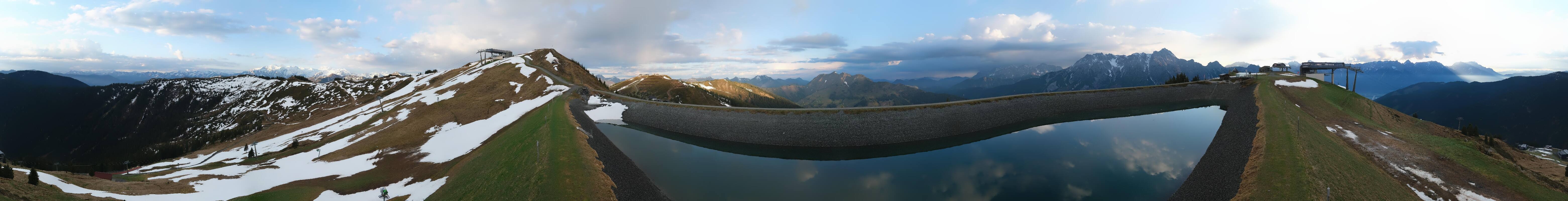 Archiv Foto Webcam Leogang - Ausblick vom Großen Asitz