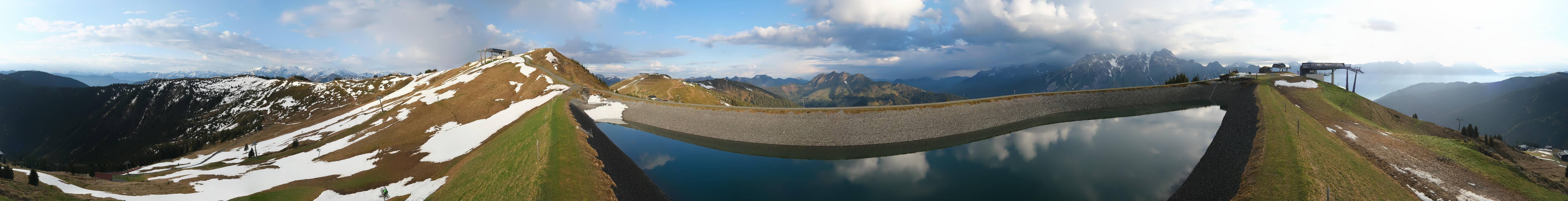 Archiv Foto Webcam Leogang - Ausblick vom Großen Asitz