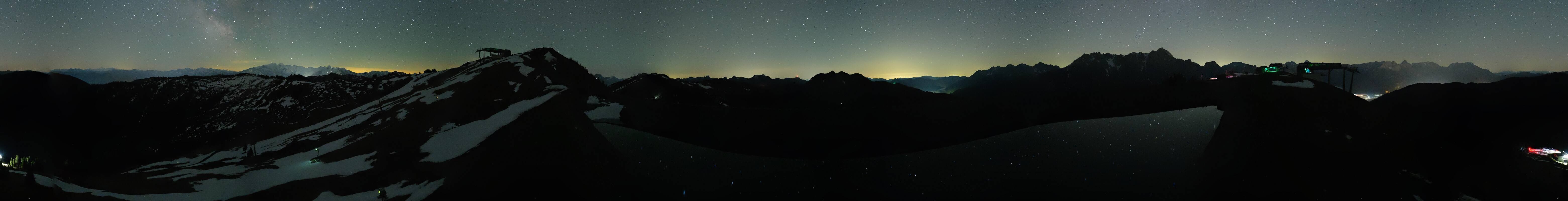 Archiv Foto Webcam Leogang - Ausblick vom Großen Asitz