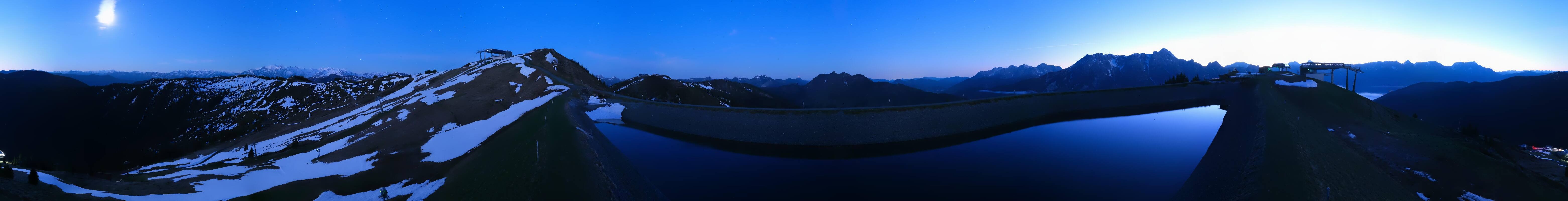 Archiv Foto Webcam Leogang - Ausblick vom Großen Asitz