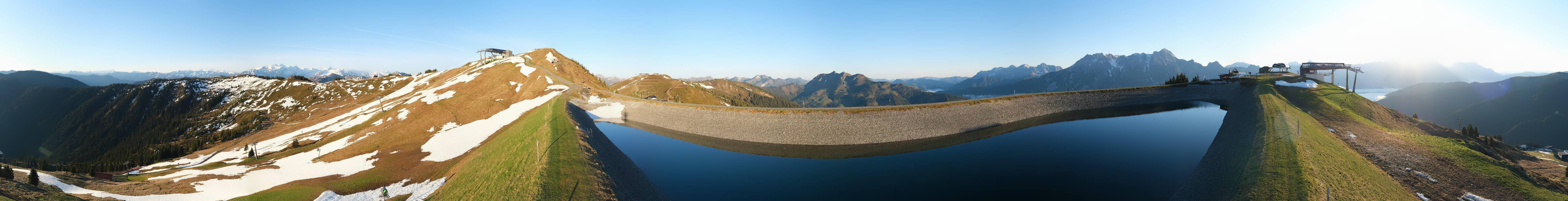Archiv Foto Webcam Leogang - Ausblick vom Großen Asitz