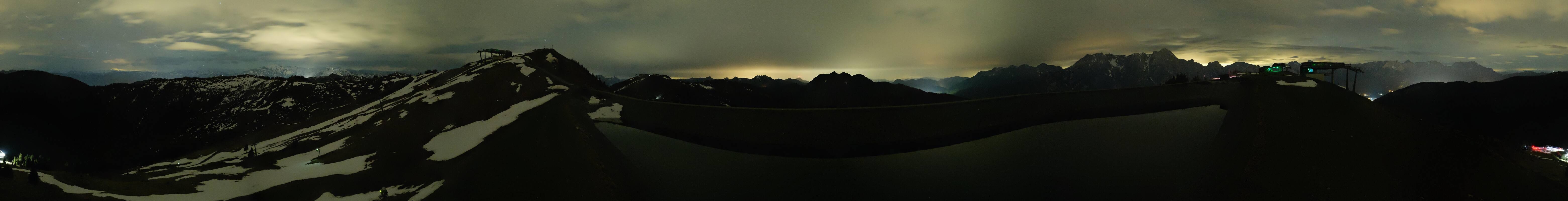 Archiv Foto Webcam Leogang - Ausblick vom Großen Asitz
