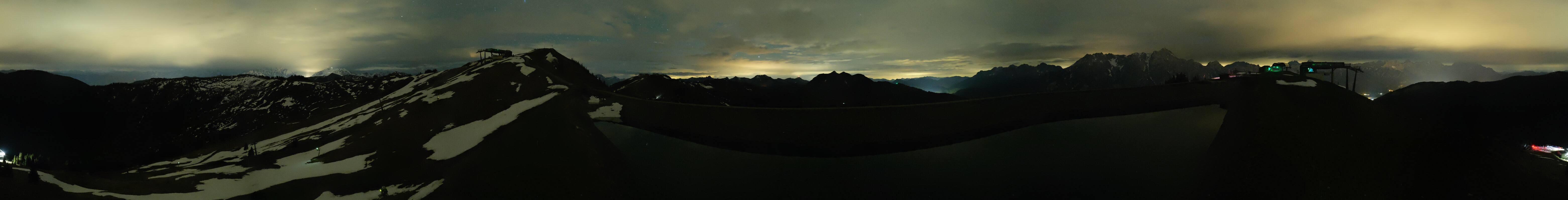 Archiv Foto Webcam Leogang - Ausblick vom Großen Asitz