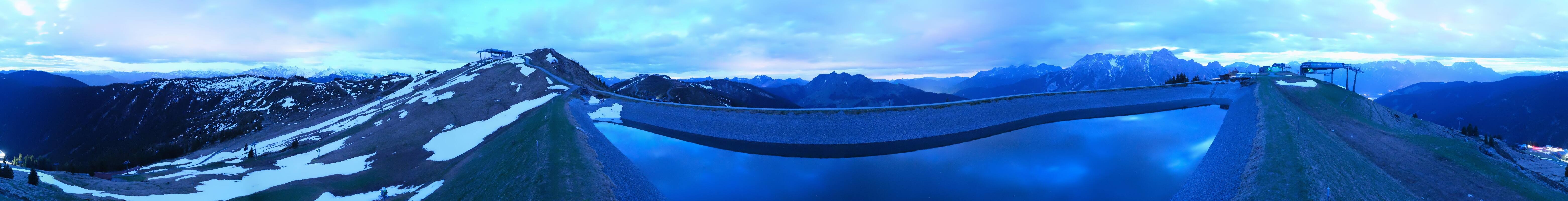 Archiv Foto Webcam Leogang - Ausblick vom Großen Asitz