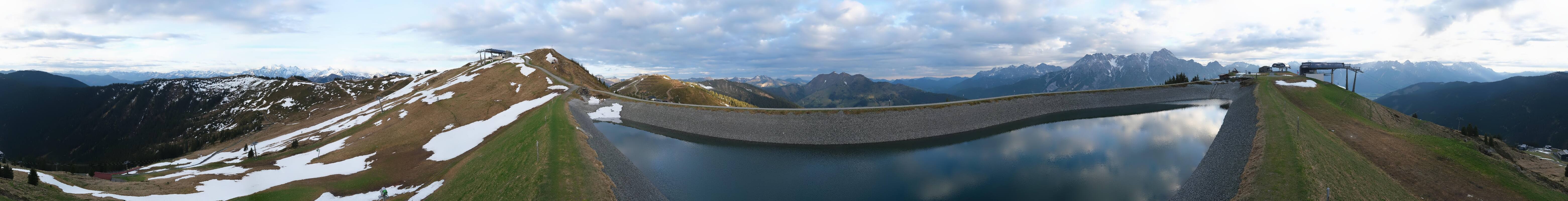 Archiv Foto Webcam Leogang - Ausblick vom Großen Asitz