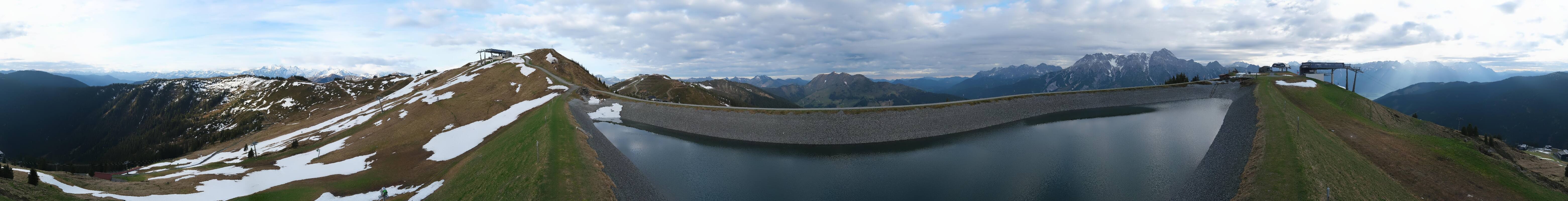 Archiv Foto Webcam Leogang - Ausblick vom Großen Asitz