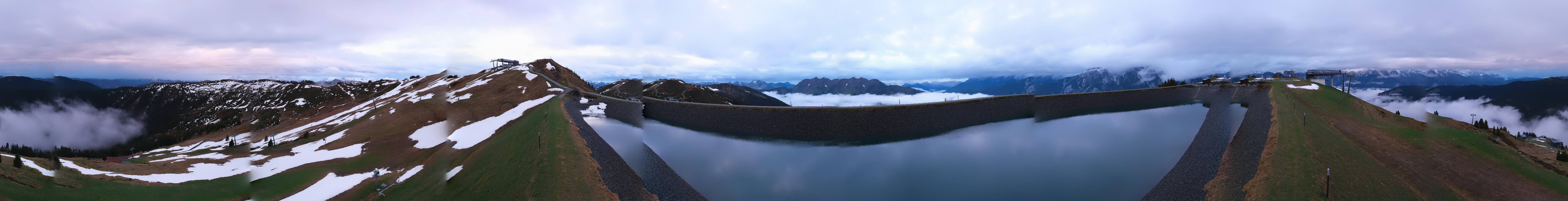 Archiv Foto Webcam Leogang - Ausblick vom Großen Asitz