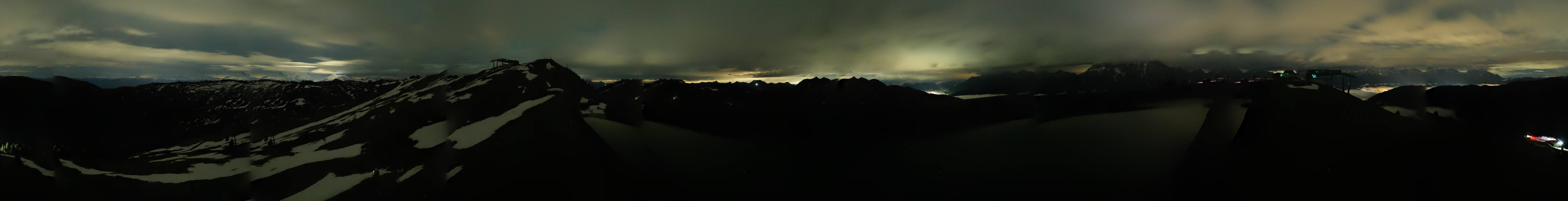 Archiv Foto Webcam Leogang - Ausblick vom Großen Asitz