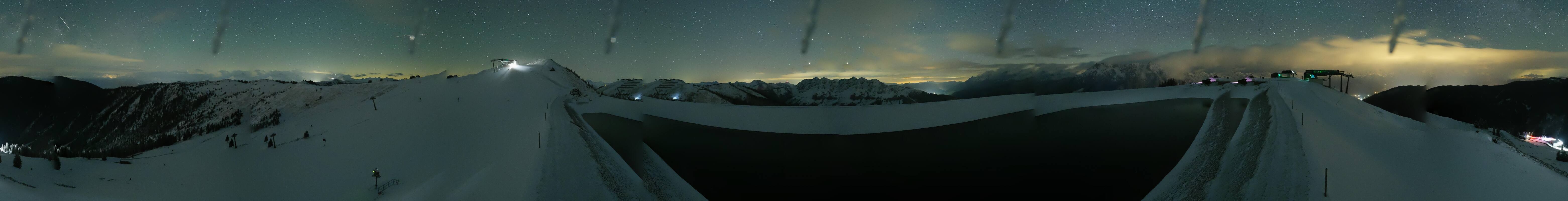 Archiv Foto Webcam Leogang - Ausblick vom Großen Asitz