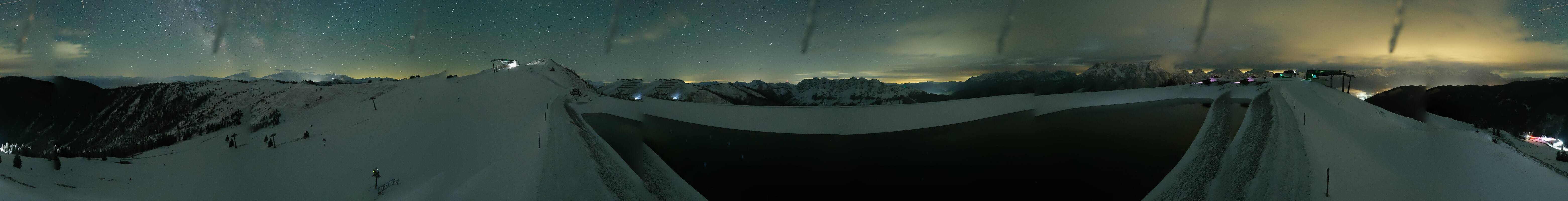 Archiv Foto Webcam Leogang - Ausblick vom Großen Asitz