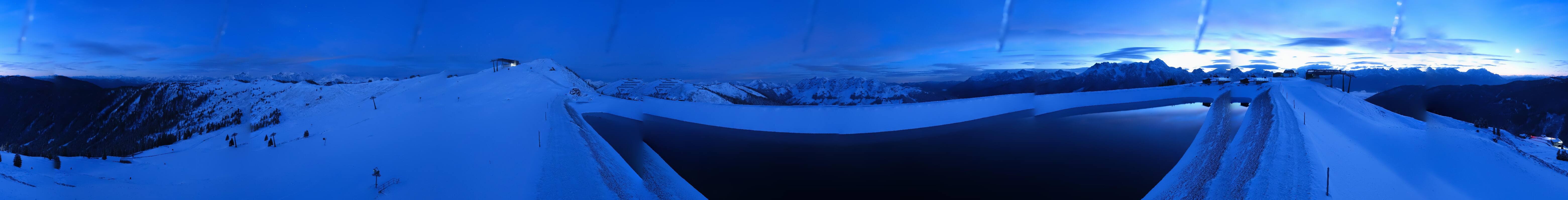 Archiv Foto Webcam Leogang - Ausblick vom Großen Asitz