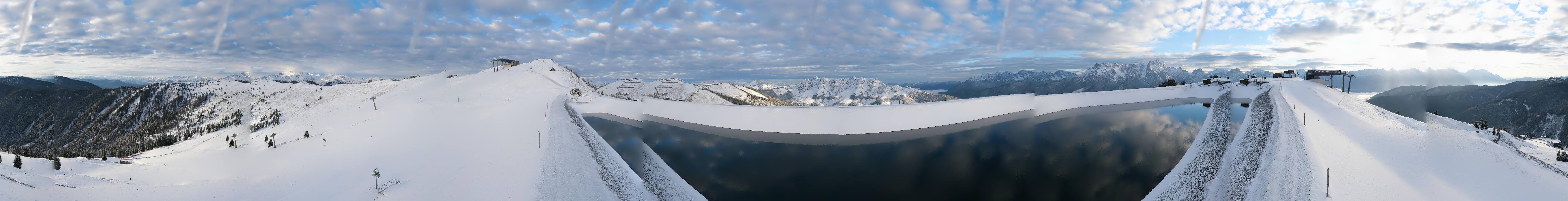 Archiv Foto Webcam Leogang - Ausblick vom Großen Asitz