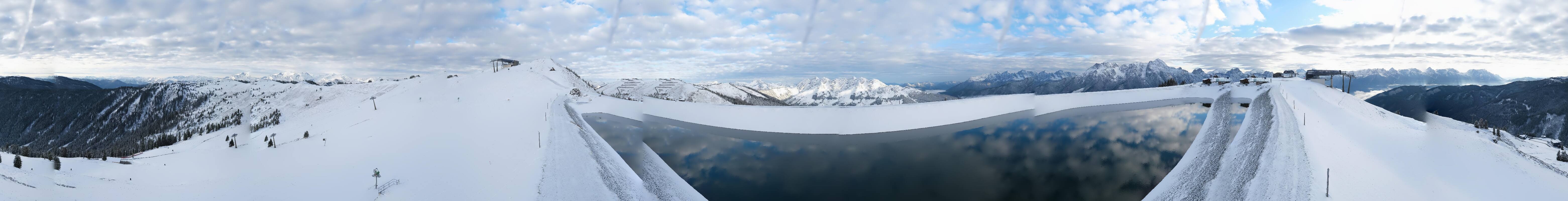 Archiv Foto Webcam Leogang - Ausblick vom Großen Asitz