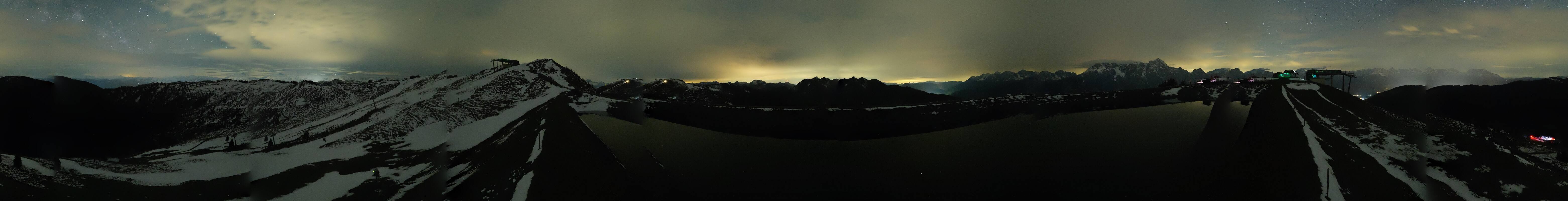 Archiv Foto Webcam Leogang - Ausblick vom Großen Asitz