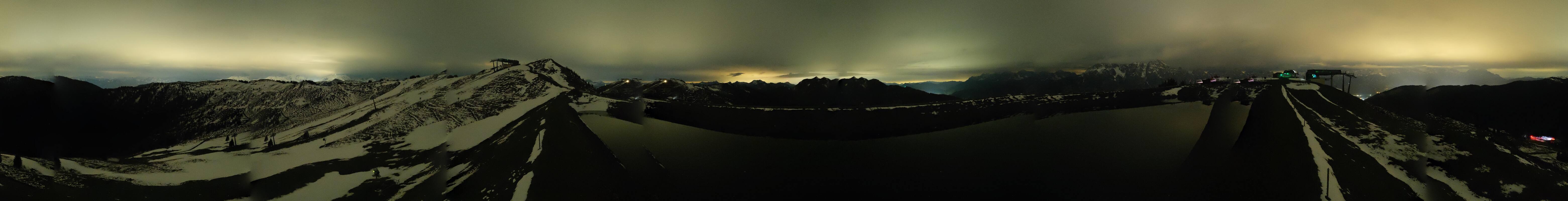 Archiv Foto Webcam Leogang - Ausblick vom Großen Asitz
