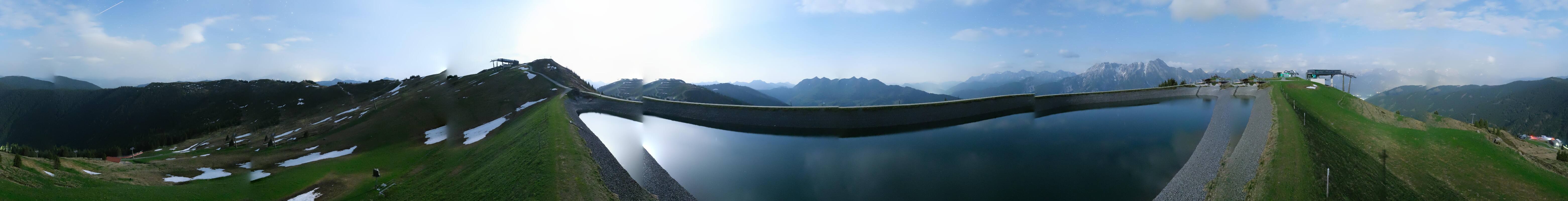 Archiv Foto Webcam Leogang - Ausblick vom Großen Asitz