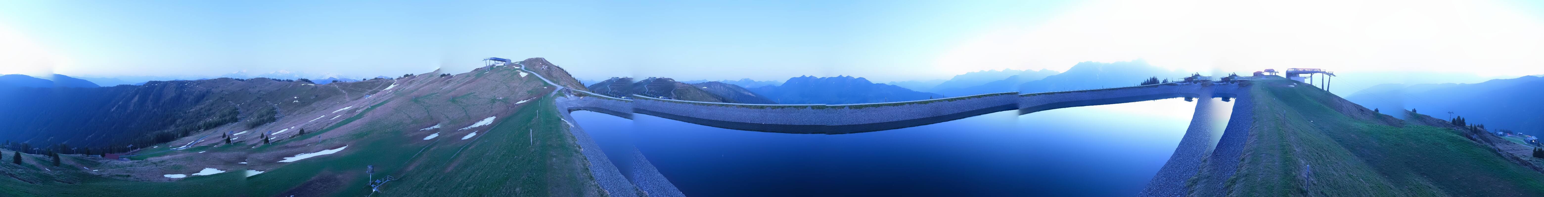 Archiv Foto Webcam Leogang - Ausblick vom Großen Asitz
