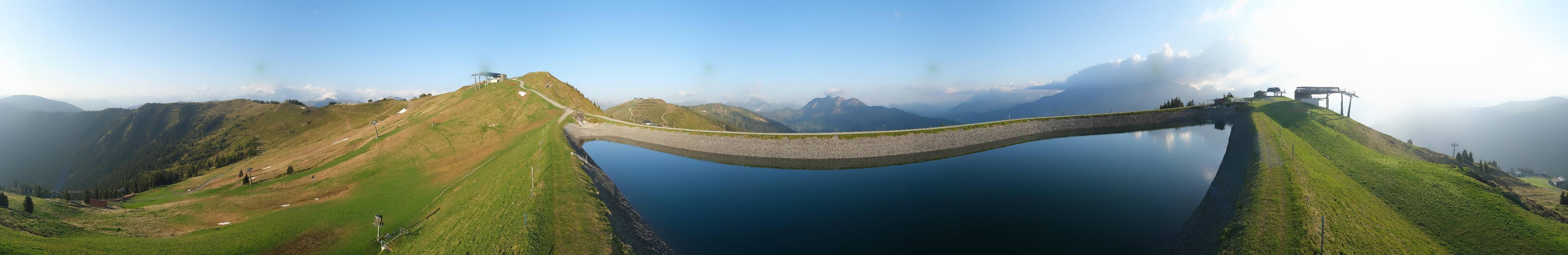 Archiv Foto Webcam Leogang - Ausblick vom Großen Asitz
