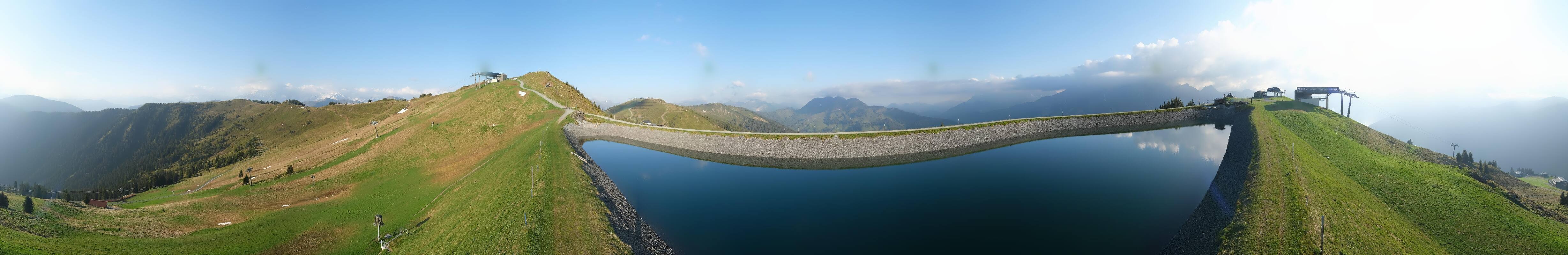Archiv Foto Webcam Leogang - Ausblick vom Großen Asitz